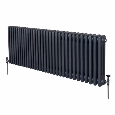 Radiateur Traditionnel à Triple Colonne   600 x 1462 mm   Gris Anthracite