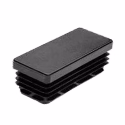 Embout interieur rectangulaire plastique 40x27mm noir – FORTAPS – 19-40X27