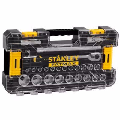Coffret douilles STAKBOX L 1/2 » jeu de 26 pièces – Stanley Fatmax – FMMT98103-1