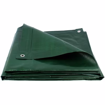 Bâche de protection verte ultra résistante – 200 g/m² – 6 x 10 mètres GT Garden