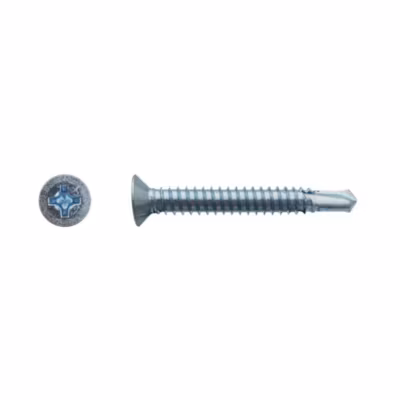 500 Vis Autoperceuses Tête Cylindrique Phillips 4.8 x 15.9 mm – DIN 7504 M – Zingué blanc – D-Work