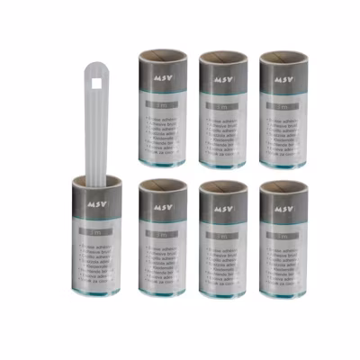 Brosse rouleau adhesive à  vêtement + 6 recharges 3M MSV