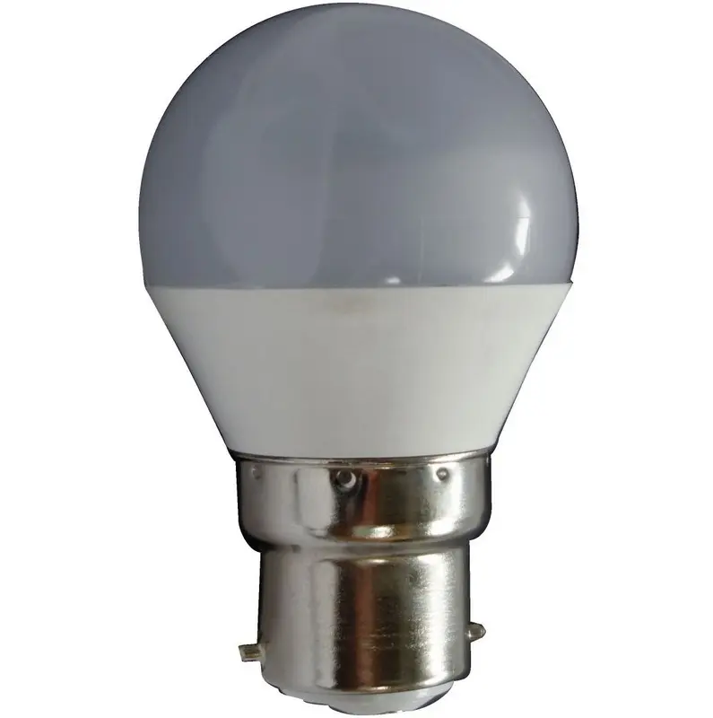 Ampoule Led SMD – Mini-sphérique finition Opale – B22 5W 470Lm 3000K