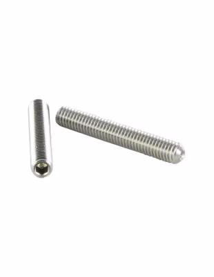 Vis métaux Inox A2 Sans tête six pans creux (sthc) Clé de 4 HC4 M6X16 Bout cuvette – 1 pièce