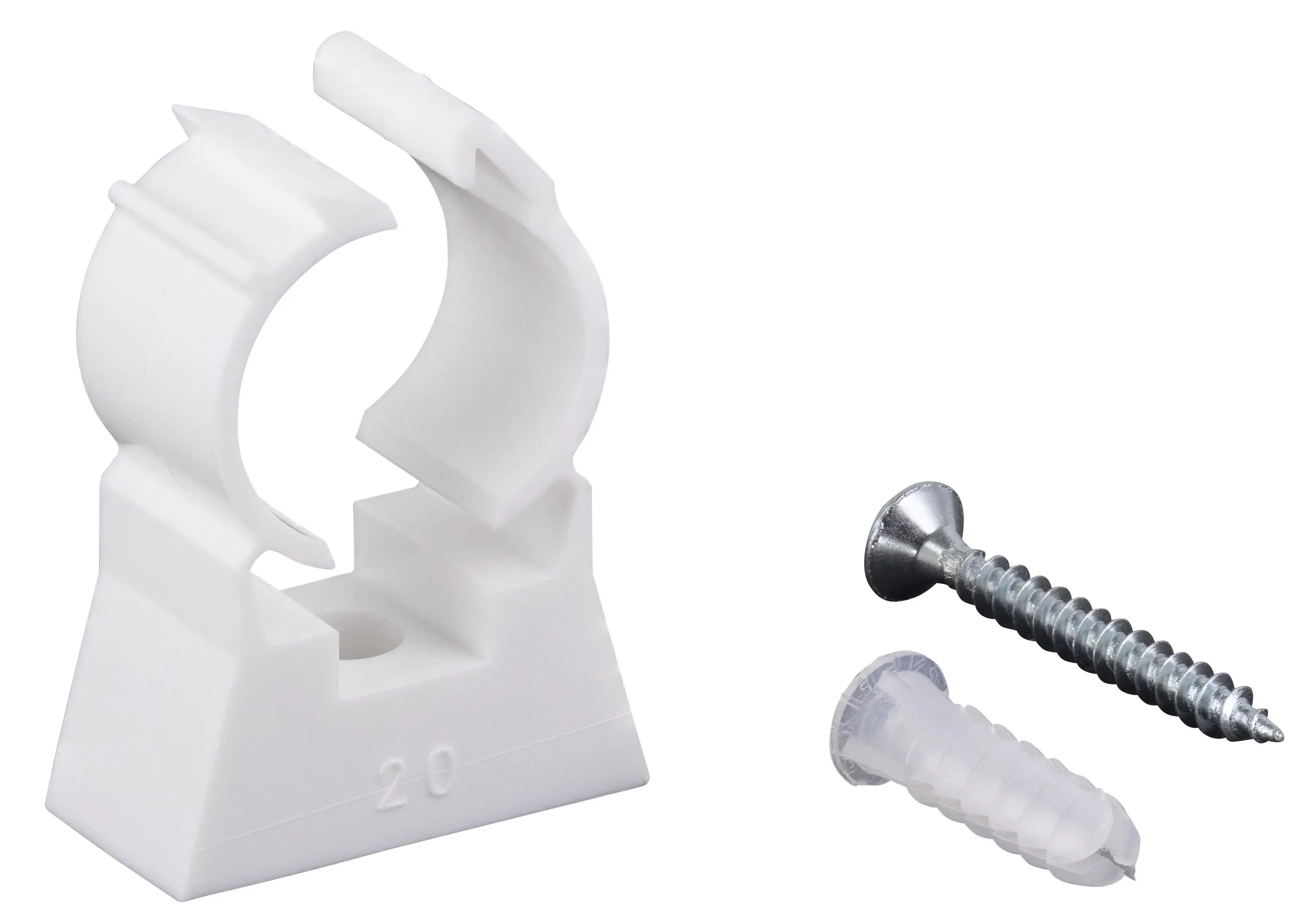 Collier simple pour tube multicouche nu – Ø20 – Par 10 pièces