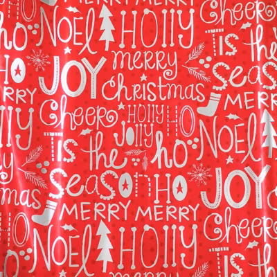Lot de 3 rouleaux de papier cadeau métallisé imprimé 200x70cm – feeric lights & christmas