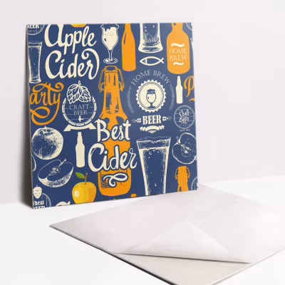 Carreaux vinyle Tulup 30×30 cm cidre de pomme 9 pcs