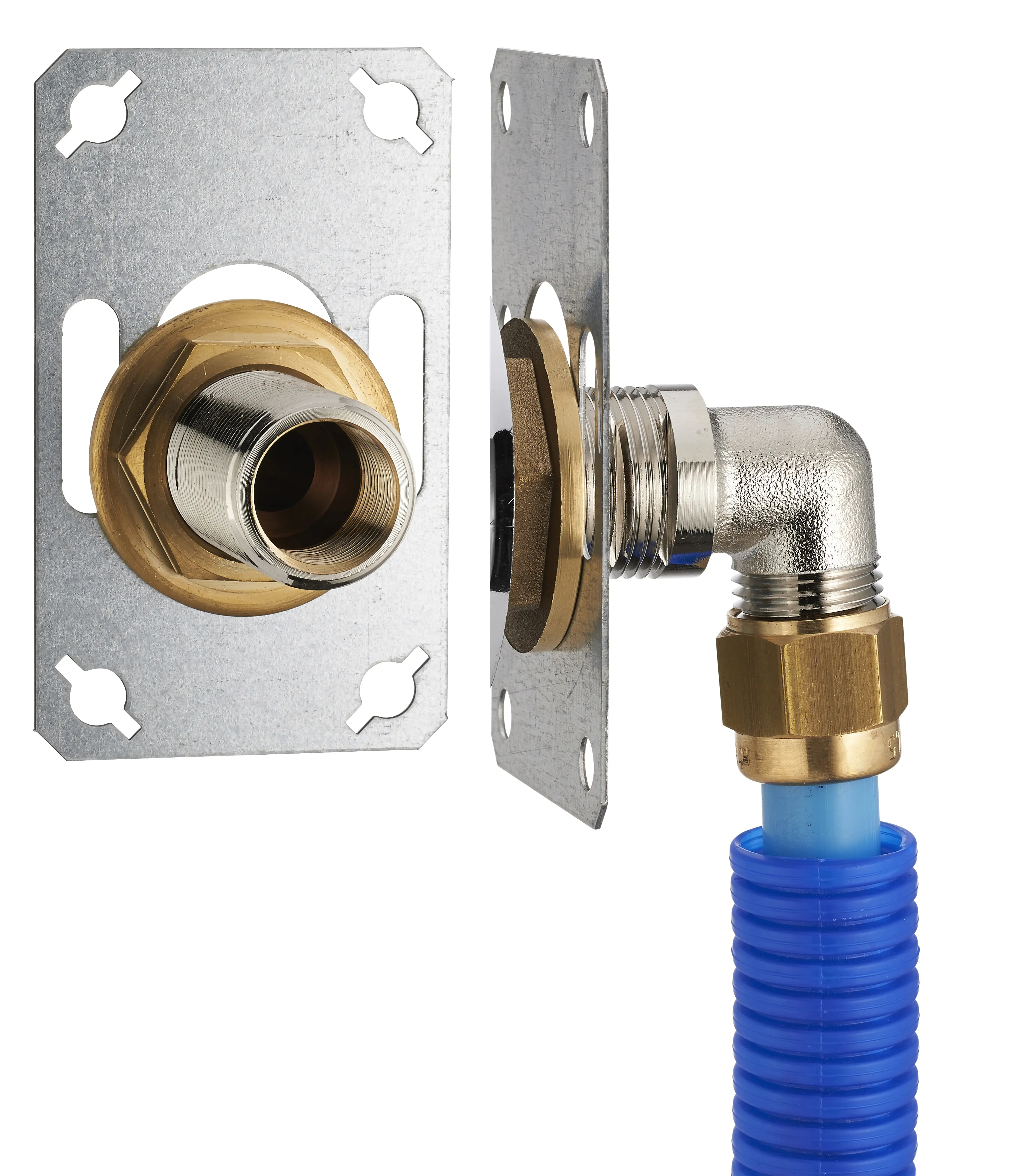 Platine FIXSYSTEM Simple – Robinet machine à laver – PER à Compression – Ø12 – F1/2'