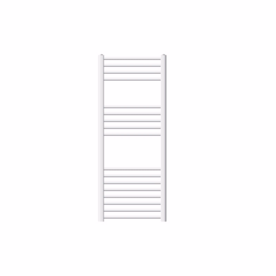 Radiateur de Salle de Bain Design Sahara, 500×1200 mm, Blanc, Forme Courbé