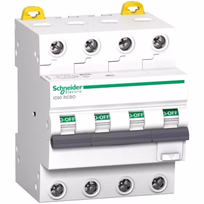A9d57420 – Disjoncteur Différentiel Tétrapolaire 30ma – 20a – Type Ac – 6ka – Schneider Ic60