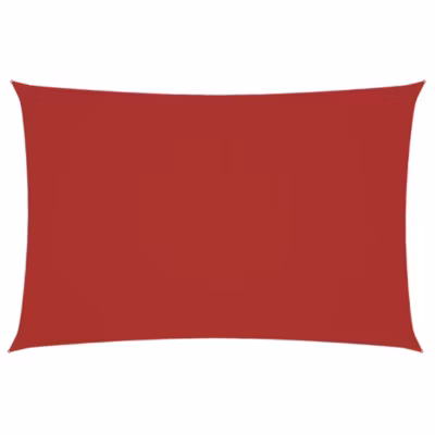 Voile de parasol tissu oxford rectangulaire 2×4 m rouge vidaXL